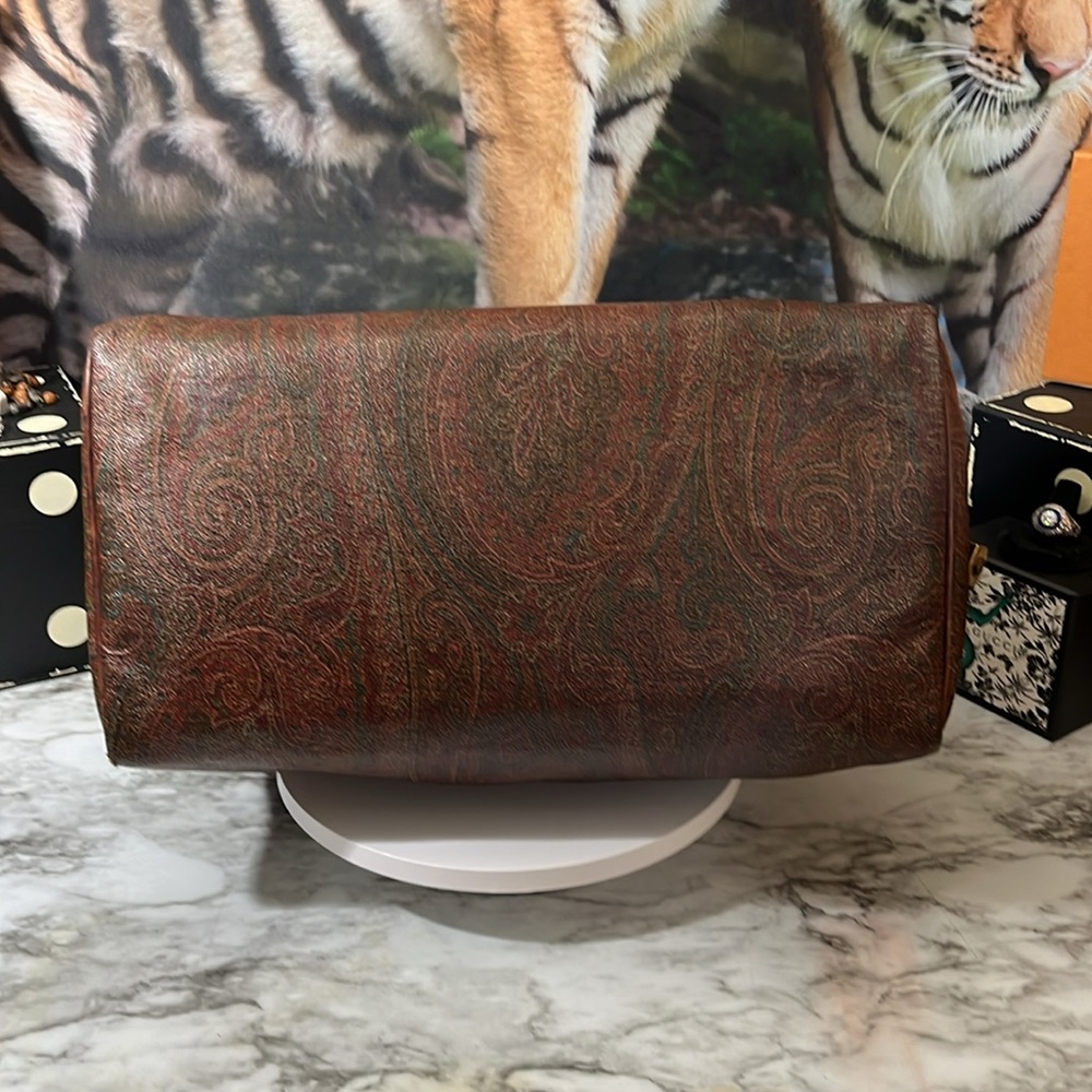 ETRO SPEEDY TRAVEL BAG IN GUC WITH LOCK AND KEY - Picture 7 of 17
